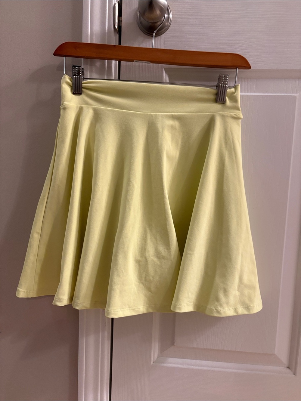 Neon Yellow Women’s Tennis Skirt with Pockets